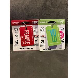 Retreev Smart luggage tag lot of 2-NEW